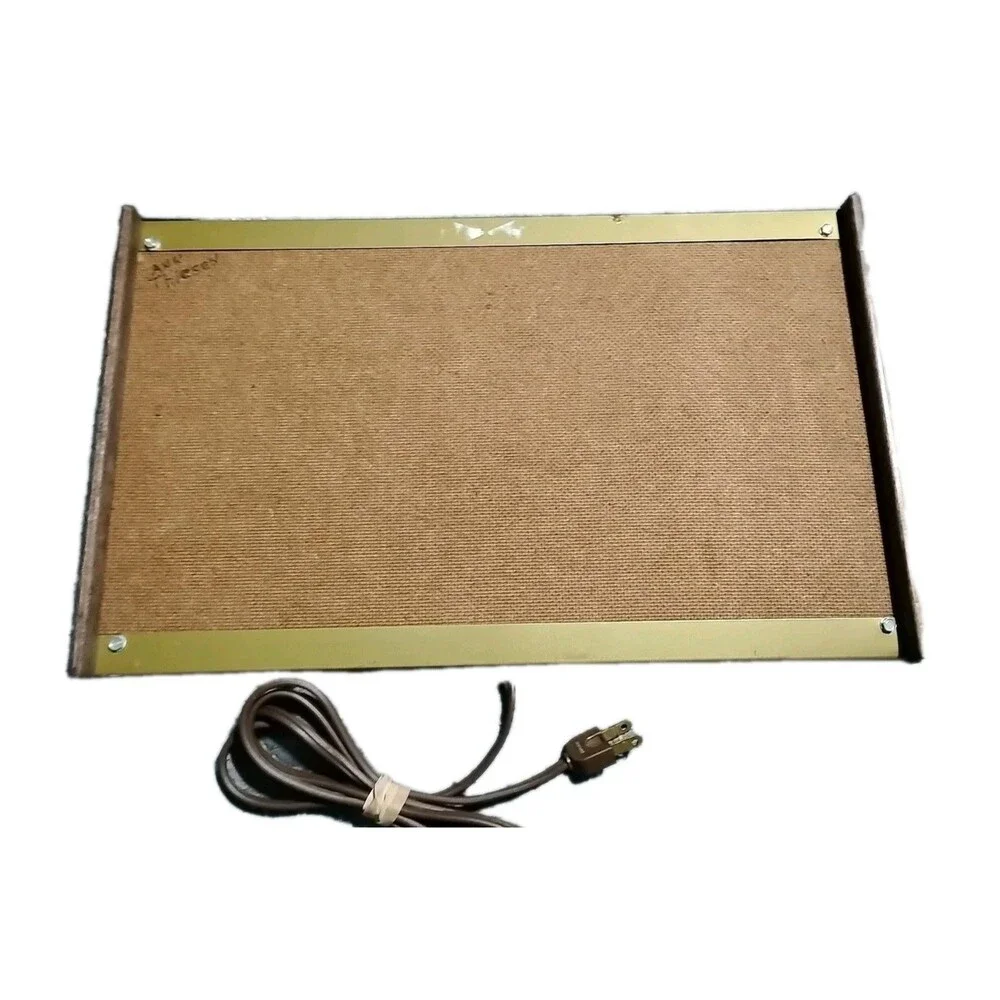 Vintage 1970's Electric Warming Tray Cornwall Brown Model #1461   Works 10x17